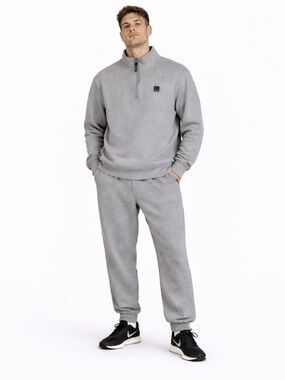 Bench Grey Quarter Zip Men's Sweatshirt – Size XL GUc